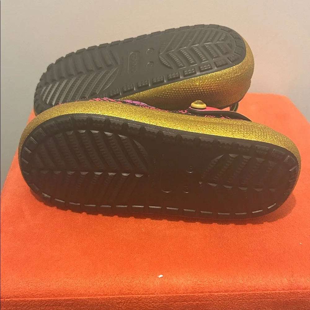 NWOT Rainbow High Colorful Crocs